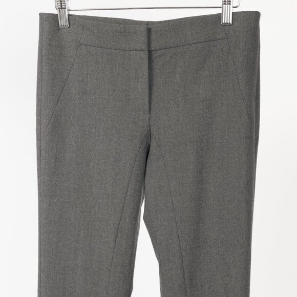Brunello Cucinelli Grey Wool-Flannel Skinny Pants - Picture 3 of 11